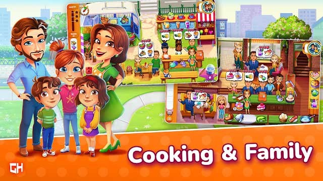 Bạn giúp Emily nấu ăn, cân bằng giữa việc làm mẹ, làm vợ và làm phim trong game Delicious: Cooking and Romance