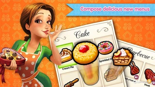 Tạo ra nhiều thực đơn hấp dẫn trong Delicious - Emily's Home Sweet Home cho Android