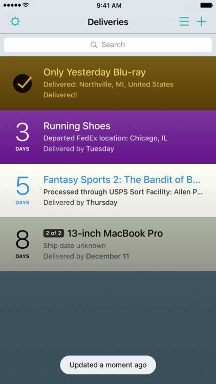 Deliveries là ứng dụng tuyệt vời cho mua sắm online