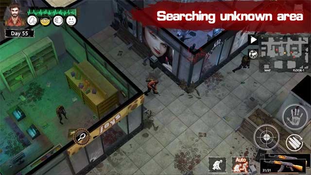 Lục soát các khu vực mới để tìm kiếm các vật phẩm hữu ích