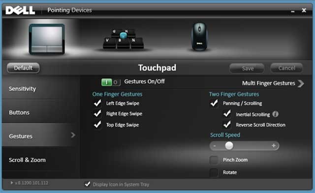 Driver này sẽ giúp Touchpad giao tiếp với phần sụn của hệ thống Dell