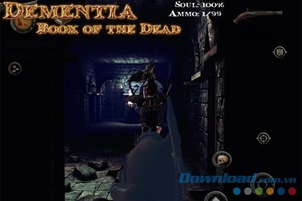 Môi trường game Dementia: Book of the Dead cho Android ngập trong không gian u tối, lạnh lẽo tới rợn người