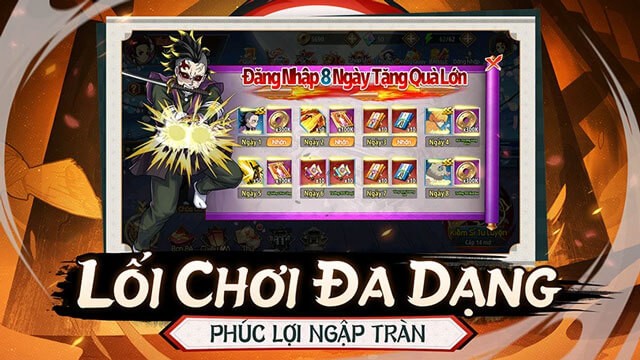 Lối chơi đa dạng, phúc lợi ngập tràn