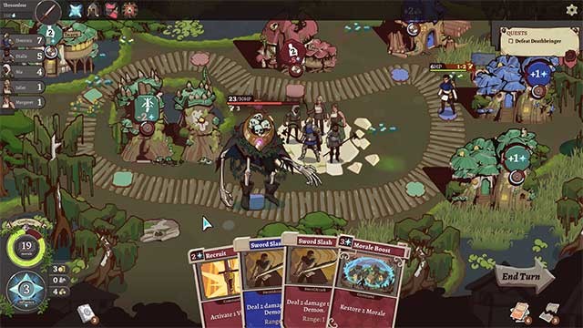 Xây dựng và sửa chữa các công trình, tập hợp dân làng về phe của bạn