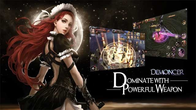 Thống trị thế giới của Demoncer for Android với vũ khí và phép thuật quyền năng