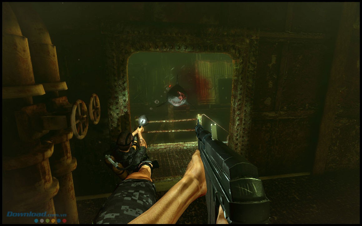 Chiến đấu trong nhiều khung cảnh dưới đại dương