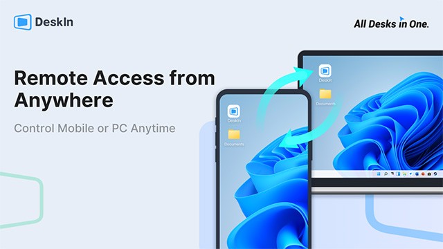Truy cập mọi lúc mọi nơi với tốc độ nhanh chóng và đường truyền ổn định cùng Desk In
