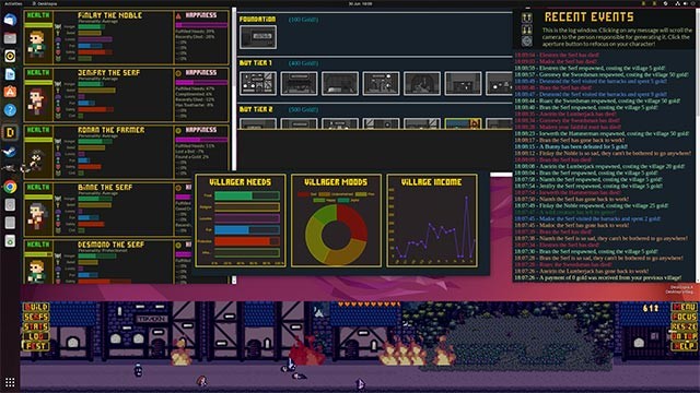 Tạo ra 1 ngôi làng nhỏ và dần phát triển thành đại đô thị lớn mạnh