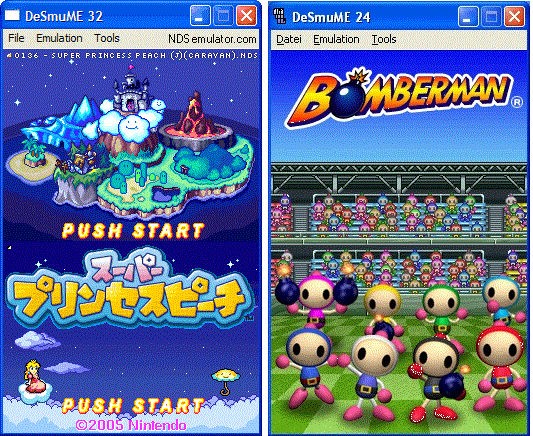 Giao diện của DeSmuME