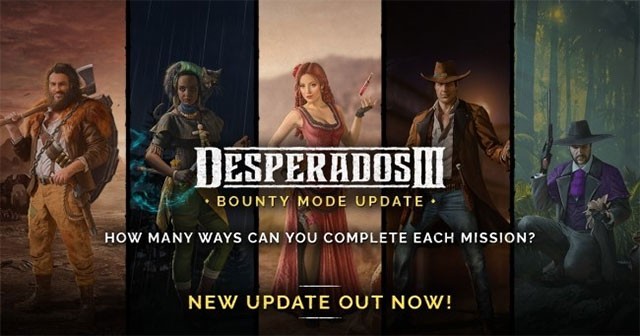 Desperados 3 mới nhất bổ sung thêm chế độ Bounty mode và công cụ thiết kế level sáng tạo