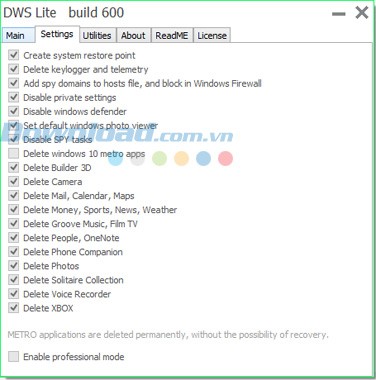 Gỡ ứng dụng Windows mặc định