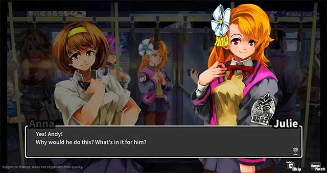 Game có 4 nhân vật nữ và 4 nhân vật nam ở tuyến tình cảm đang chờ đợi bạn