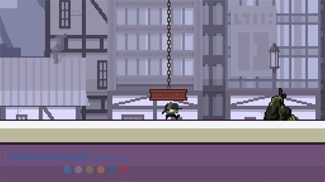 Cúi mình né tránh trong game Detective Blob and the Thing That Happened