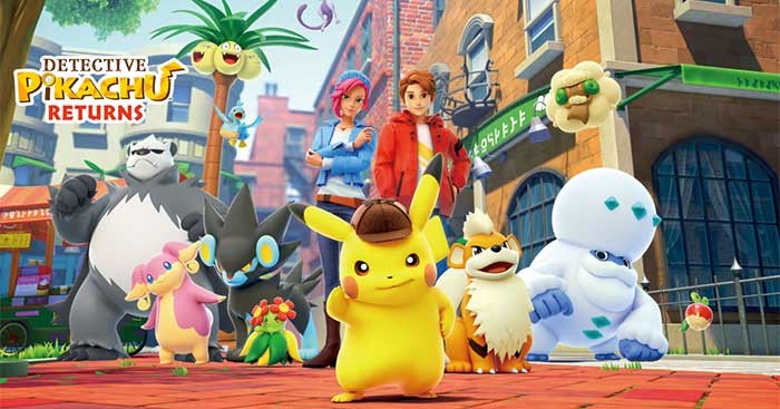 Phá án cùng thám tử Pikachu vĩ đại trong game Detective Pikachu Returns