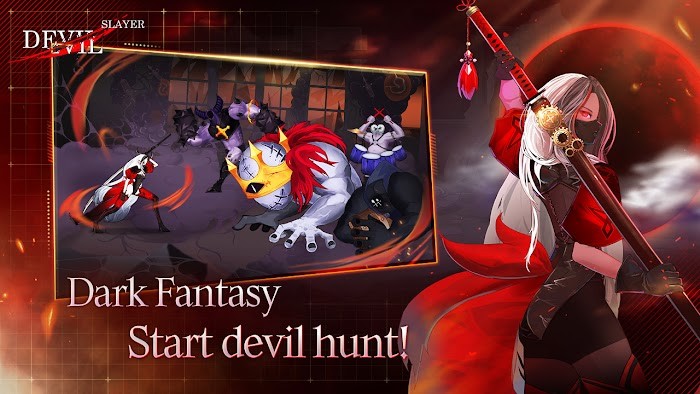 Bắt đầu hành trình săn quái vật của bạn trong thế giới bóng tối của game Devil Slayer