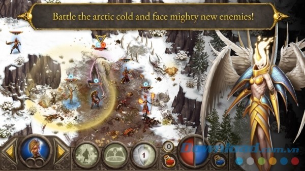 Devils & Demons cho Android thử thách người chơi qua nhiều môi trường khác nhau