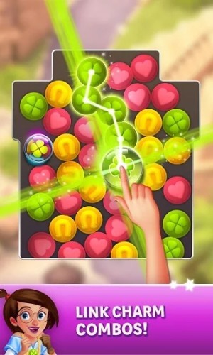 Nối các viên charm