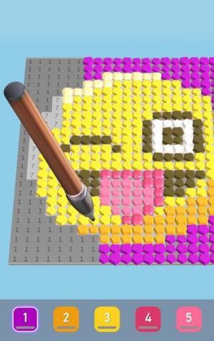 Diamond Painting ASMR Coloring là game làm tranh kim cương thú vị