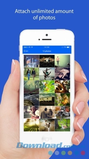 Diaro cho iOS đính kèm hình ảnh không giới hạn
