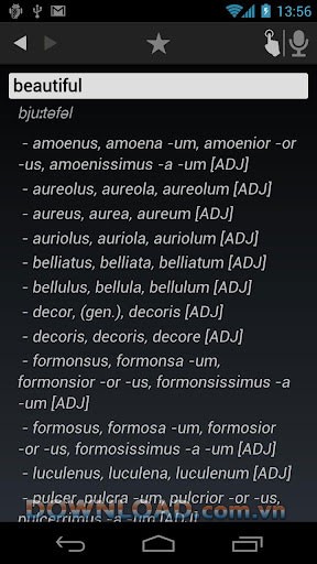 Dictionary Latin English Free for Android