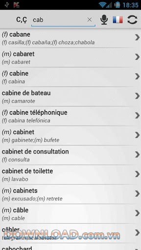 Dictionary Spanish French Free for Android