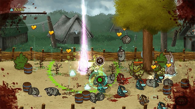 Gameplay hành động chặt chém