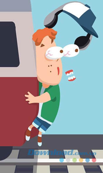 Giao diện chơi game Die in 100 Ways trên Android