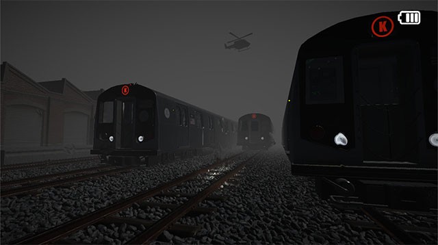 Bối cảnh ga tàu điện ngầm tăm tối