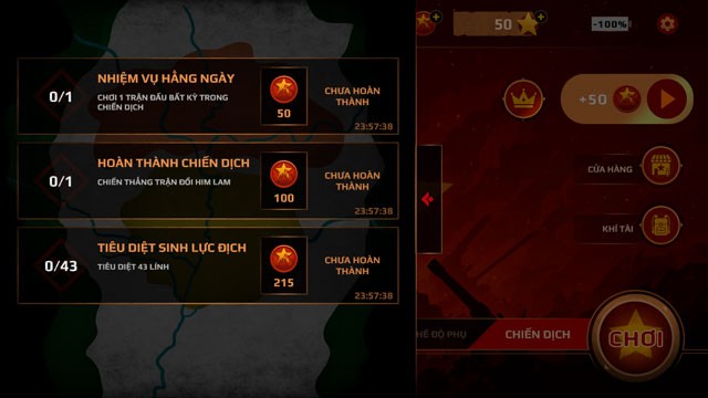 Các màn chơi được xây dựng dựa trên những trận đánh trong chiến dịch Điện Biên Phủ