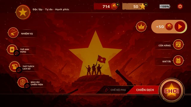 Game chiến thuật hành động, tái hiện chân thực chiến dịch lịch sử Điện Biên Phủ năm 1954