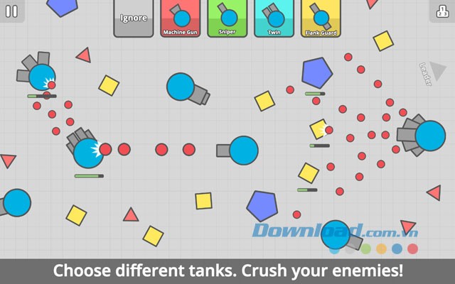 Lựa chọn các loại xe tăng khác nhau