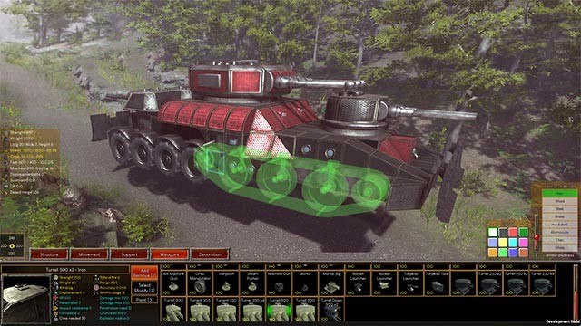 Tùy chỉnh phương tiện chiến đấu theo ý muốn