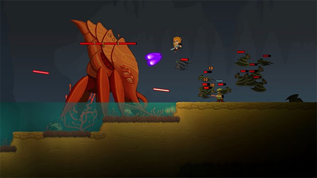 Đấu boss hung tợn