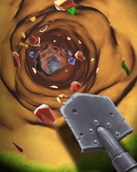 Digging a Hole Simulator Android 0.9.23 - Game phiêu lưu đào đất