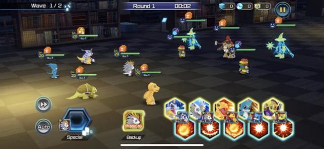 Tham gia vào các trận đấu 5v5 thời gian thực hấp dẫn trong DIGIMON ReArise