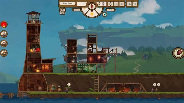 Mỗi người tị nạn sẽ xây các công trình khác nhau xung quanh Ngọn hải đăng