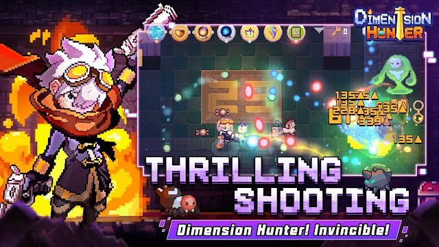 Trải nghiệm bắn súng bullet hell trong ngục tối hấp dẫn khi chơi Dimension Hunter