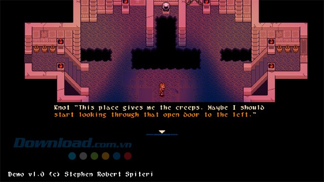 Giao diện chính trong game hành động khám phá ngục tối Dinosaur Dungeon cho máy tính