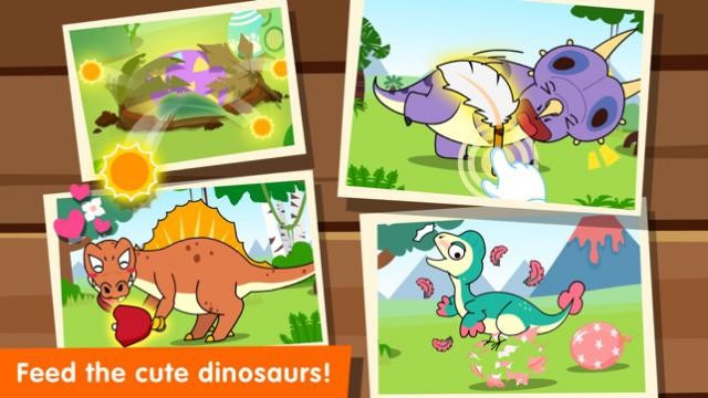 Cho những con khủng long cute ăn và tìm hiểu về tập tính của chúng