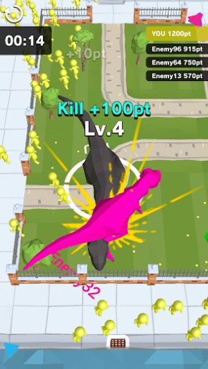 Tấn công các con khủng long khác