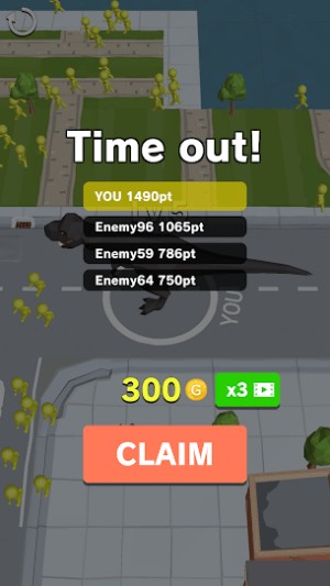 Nhận thành tích cao khi màn chơi kết thúc