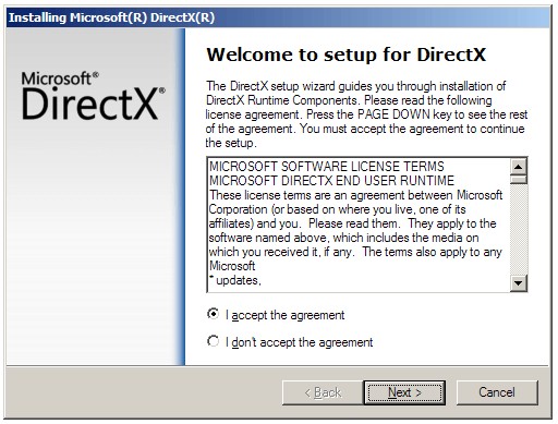 Công cụ cập nhật DirectX