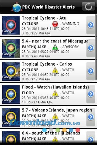 Disaster Alert for Android