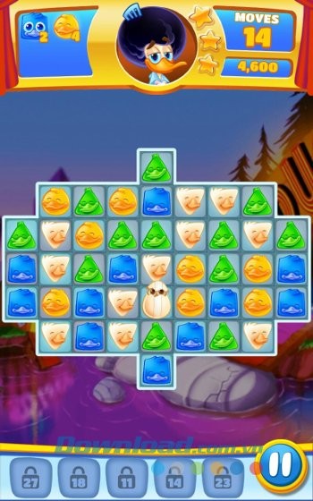 Giao diện màn chơi game Disco Ducks