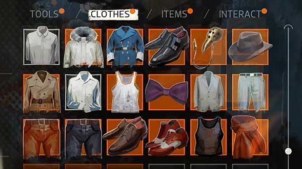 Hệ thống kho chứa đồ trong Disco Elysium