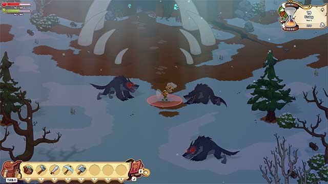 Chiến đấu với nhiều loại sinh vật nguy hiểm trên hành trình này