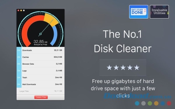 Ứng dụng dọn dẹp ổ đĩa số 1 Disk Diag cho Mac
