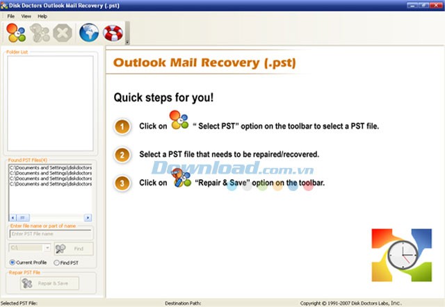 Disk Doctors Outlook Mail Recovery