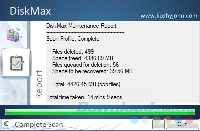 Báo cáo quy trình dọn dẹp máy tính