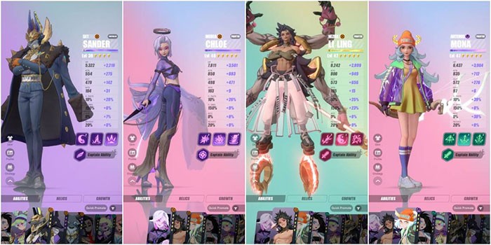 Một số nhân vật trong Dislyte: Nhịp Điệu Huyền Bí